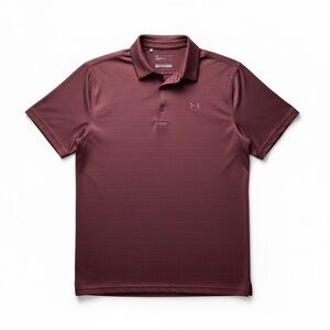 SHIRT Under Armour Men's Dark Red Polo COLLARED Shirt